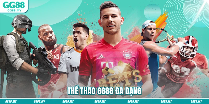 Thể thao GG88 đa dạng
